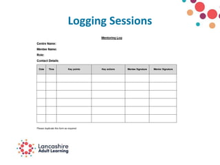 Logging Sessions
 