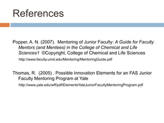 familiar with the university system 