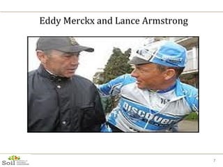 Eddy Merckx and Lance Armstrong 