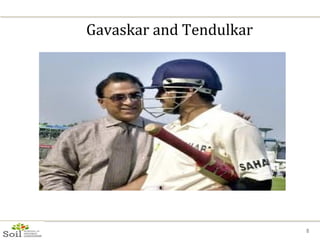 Gavaskar and Tendulkar 
