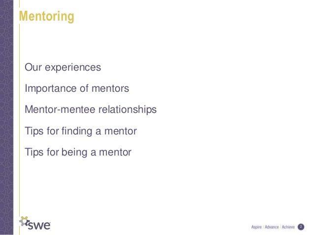 finding a mentor