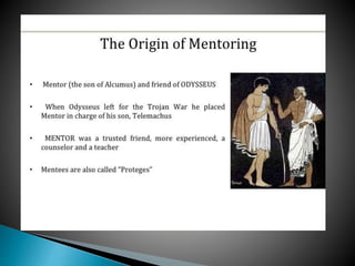 Mentoring session for orientation day