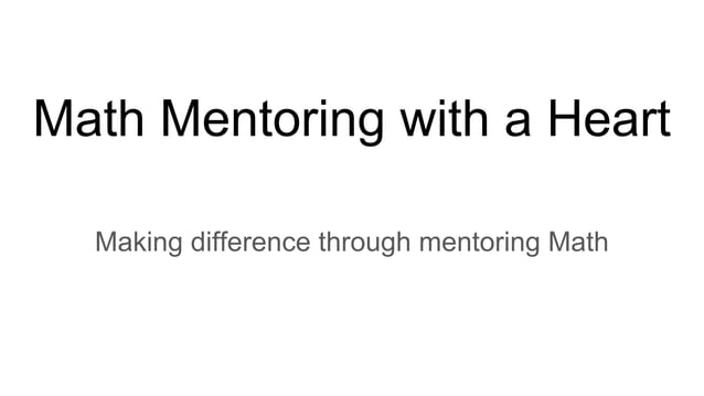 Teaching Math Through Animation And Programming Ppt