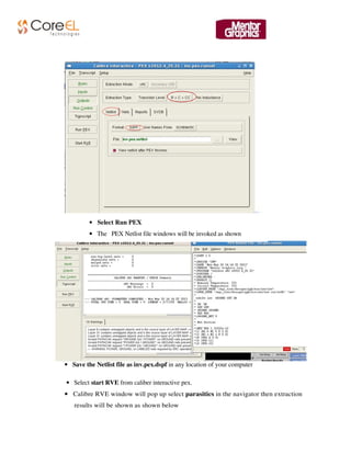 Dspf Netlist Example Mentor manual | PDF