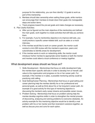 Mentor training guide | PDF