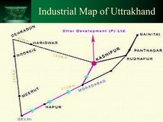 Industrial Map of Uttrakhand
 