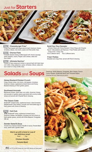 Menu sale for perkins