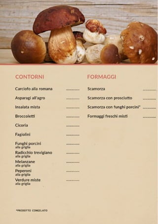 Ristorante Sora Rosa - Rocca Priora - MENU' | PDF