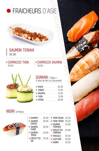 Moon sushi menu deals