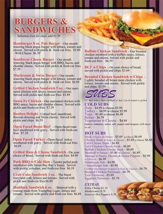 B R E S&
 U G R
S N WI H S
 A D C E
 Sbtu fe f ci ,d $.
  ust er so h sad 1 9
    it i r p       2

H mb re 8 zP bB re - u mot-
 a ugr o. u ugr O r uh
w t i b c ags ugr i lt et a ad
 a r g l k nu brewt eu , m t n
  en a             h tc o o
oi s Sre wtp k & f s ctr s $.
 n n. e d i i l
  o     v   h c e r h ufe. 5 9 B f l C i e S n wc - u bedd
                   e     i  8   uf o hc n a d i O r rae
                                   a     k        h
- tC es $.
 Wi hee 6 9
   h        3                  ci e s o e wta uf o ac, t c,
                                h kn m t r i bf lsuelt e
                                 c     hd h      a    eu
                               t a ad n n. e e wtp k ad
                               o t n oi sSr d i i l n
                                m o     o    v   h ce
S uh et hee ugr- u mot
 o tw sC es B re O r uh        f s- tr s $.
                               r hc fe 6 9
                                e u i      5
w t i b c ags ugr i B Q bcnad
 a r g l k nu brewt B ,ao,n
  en a             h
cedrhee Sre wtp k &f s ctr s B TwC is O yu co e f r d
hdaces. e d i i l r h ufe
             v   h ce e     i   L /hp - n orhi o be ,
                                                   c   a
$.
 79
  5                            sre wtp k ad h s 3 9
                               e d i i l n ci $.
                                 v   h ce      p   6
Muhom & S i B re - u mot-
  sro    ws ugr O r uh
           s                   B eddC i e S n wc wC is-
                                ra e hc n a d i /hp
                                        k        h
w t i b c ags ugr i lt et a ad Lgt bedd lbesm aci e wt
 a r g l k nu brewt eu , m t n
  en a             h tc o o     i l r e a r t eth kn i
                                 hy a    l a      c    h
oi s Sre wtp k & f s ctr s$.
 n n. e d i i l
  o     v   h c e r h ufe 6 9 lt et a ad n n. e e wtp k
                   e    i   8  eu , m t n oi s Sr d i i l
                                tc o o     o    v    h ce
G ie C i e S n wc 5 z- u mai ad hp $.
 rl hc n a d i o.O r r
   ld     k       h            n ci 5 9
                                   s 5


                                 SB
                                  US
                             -
nt ci e wtluet a ad n n.
 a d h kn i e c, m t n oi s
  e c      h t o o      o
Sre wtp k ad r hctr s$.
 e d i i l n f s- fe 5 9
  v    h ce    e u i    8
S na e hce - u maia d hce wt
 a t F C i n O r r t ci n i
          k       ne   k   h    1”R lwt a hi o H r o Sf C n e ae o gie
                                 1 o i co e f ad r o , a b bkd r rl
                                    l h    c          t             ld
B Qsuebcn n cedrhee Sre wt C L S B
 B ac,ao ad hdaces. e d i v   h  O D US
p k ad r hctr s$.
 i l n f s- fe 7 9
 ce     e u i      2            H m- 4 9 / es $.
                                 a $. wc ee 5 9
                                      9   h    9
                                T re - 4 9 / es $.
                                 uky $. wc ee 5 9
                                        9   h     9
R u e D l h - ond efsurru,
 ebn eg tC re be,aekat
         i                      T n -5 9 / es $.
                                 ua $. wc ee 6 9
                                      4   h     4
R s a des g n S i ces. e e wt
 us n r i ad ws hee Sr d i
   i    sn       s      v   h   I ln $.
                                ti - 6 9
                                 aa    7
p k ad h s$.
 i l n ci 6 9
 ce      p   5                  V gt i wC es - 4 9
                                 ee r n /hee $.
                                    aa            8
                                Lt c, m t soi ,a ,epr n oeao i m y
                                 euet a e,n nsl ppe ad rgn wt ao
                                  t o o     o   t             h
O e F cdR at ef- pnfcd os
 pn ae osB e O e- e rat
                   a            oo
                                 ril
bes o e d i gay Sre wtf s- t
 efm t r wt r . e d i r hc
     he h v      v   h e u
fe $.
rs 7 9
 i   3                          H TS B
                                 O US
                                Sek /ac &O in - 5 9wces $.
                                 t wSue nos $. / ee 6 9
                                  a               6   h    6
O e F cdT re - pnfcdtre
 pn ae uky O e- e uky
                 a              C i e Sek /ac &O in - 5 9 / es $.
                                 h kn t wSue nos $. wc ee 6 9
                                  c     a               6 h     6
s o e d i gay Sre wtf s- tr s
m t r wt r . e d i r hc fe
   he h v        v   h e u i    C l-hee t k $.
                                 af es Se - 6 9
                                  iC       a   8
$.
 69
  6                             C l-h kn hee t k $.
                                 af i e C es Se - 6 9
                                  iC c           a    8
                                B f lC i e C es Sek $.
                                 uf o h kn hee t - 6 9
                                   a    c         a     8
G ie H m & C es S n wc - n or Meta wSue $. wces - 6 9
 rl a
   ld         hee a d i O yu
                        h         a l /ac - 5 9 / ee $.
                                   bl          4    h     4
co e f r d Sre wtf s- tr s$.
hi o be . e d i r hc fe 4 9
   c    a    v    h e u i     9 Suae /ac, n n &G en epr- 5 9
                                 asg wSueO i s r Ppe $.
                                              o       e    s 9
                                wces - 6 9
                                 / ee $.
                                  h      9
P r B QwC lSa - edr ul pr
 ok B /o l T nepld ok H mbreS b $.
             e w          e      a ugr u - 4 9
                                             9
s o e d i S et a R ys ac. e e
m t r wt w eB y a’Sue Sr d
   he h                     v   C esbreS b $.
                                 heeugr u - 5 99
wtp k ,o s w ad r hctr s$.
 i i l cl l ,n f s- fe 6 9
  h c e ea        e u i     1   Gz oH mbrew apdn a &C es) $.
                                 i ( a ugr rpe iH m hee- 6 9
                                  m                           7
                                Bedd h kn a ea - 6 9
                                 r e C i e Pr sn $.
                                  a     c    m        7
C a C k S n wc 3 z- h f et
 rb a e a d i o.T ei s
                h        n      V aPr ea - 5 9
                                 el a sn $.
                                      m      8
m rl d r , t c ado a . e e wt
 a a c blt e n t t Sr d i
  y n a eu        m o   v    h  E gl t a ea - 5 9
                                 gp nPr sn $.
                                    a   m       7
p k ad r hctr s6 9
 i l n f s- fe$.
 ce     e u i 8
                                ETA
                                 XRS
H d okS n wc 6 z - aee wta
 a d c a d i o. B trd i
            h       t   h       E t C es $.
                                 x a hee 1 0
                                  r       1
can m d f mY eg n L grlt e n
ot g aer
  i      o unl g ae eu ad
               i     , tc      Muhom s .
                                 sro s$ 9
                                       7
t a . e e wtp k ad r hctr s$. S etr oP pes .
o t Sr d i i l n f s- fe 6 9 w eo H t epr$ 9
 m o   v   h ce     e u i    8             3
 