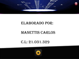 Elaborado por:

Manettis Carlos

c.l: 21.031.329
 