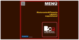 La Bufalaccia Menu 2013