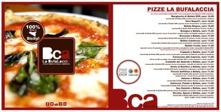 La Bufalaccia Menu 2013