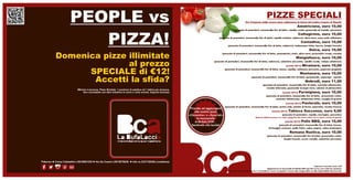 La Bufalaccia Menu 2013