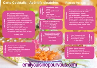 Plaquette 2015 Emily Cuisine Pour Vous | PPT