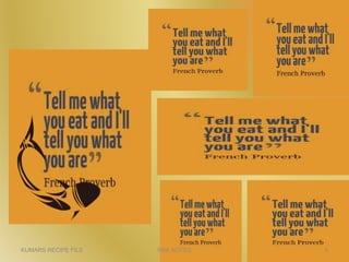 KUMARS RECIPE FILE 8NSK NOTES
 