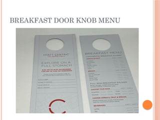 Menu and its types- Broad Classification | PPTX