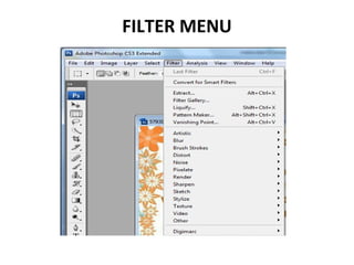 FILTER MENU
 