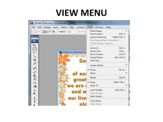 VIEW MENU
 
