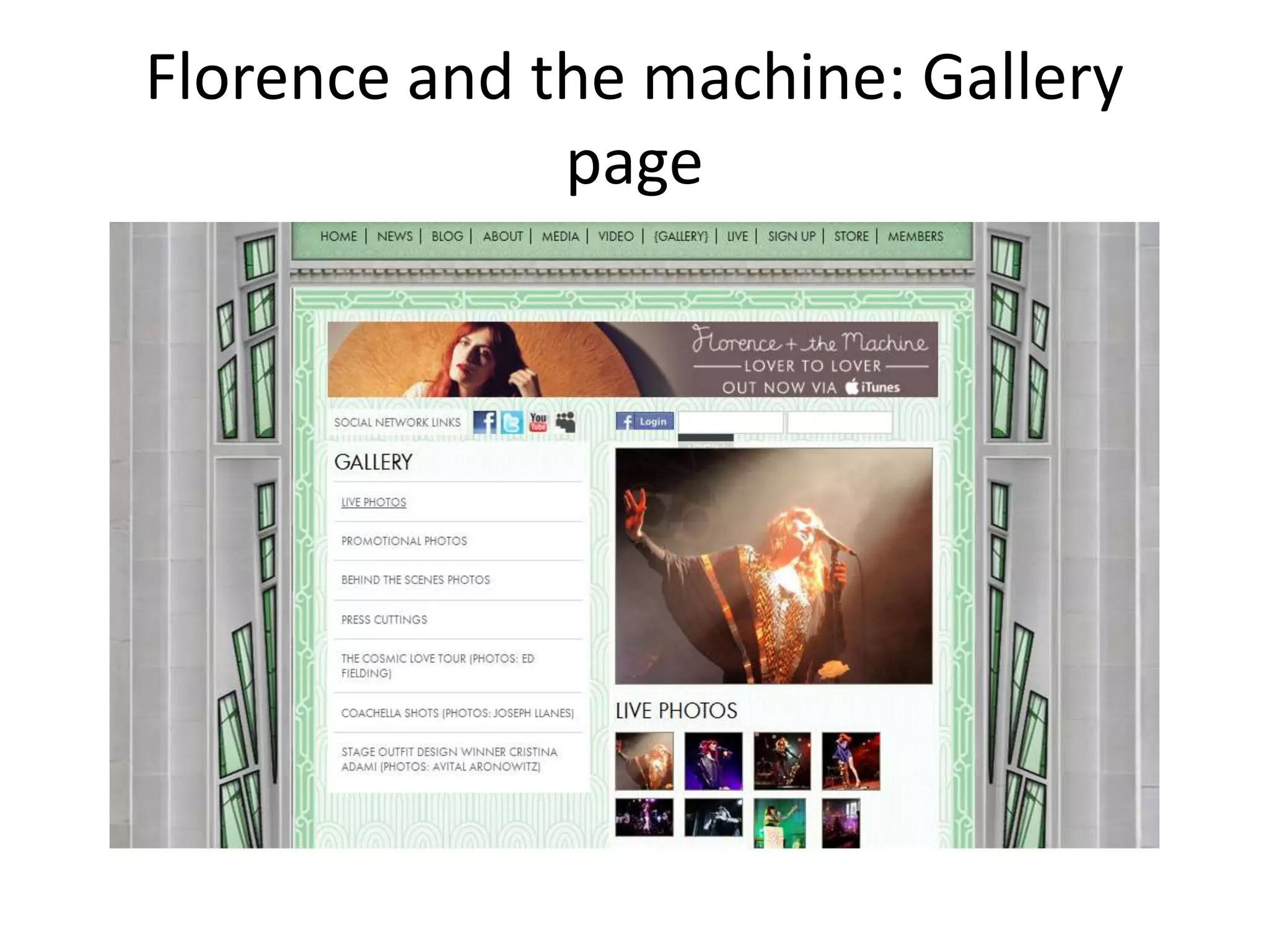 Florence and the machine: Gallery
page