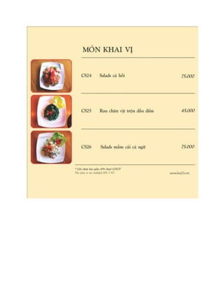 Menu cosy 01