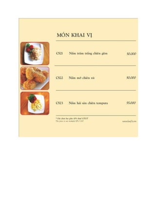 Menu cosy 01