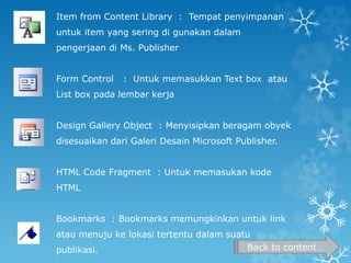 Fungsi Menu dan Icon Microsoft Publisher [ICT SMPN49] | PPTX