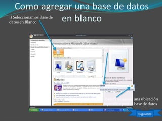 Menu de access | PPTX