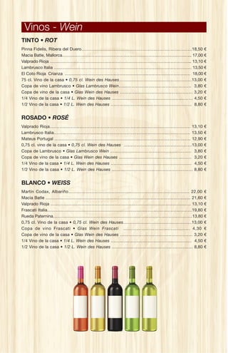 Esp Menu Menu esp aleman-2020 | PDF