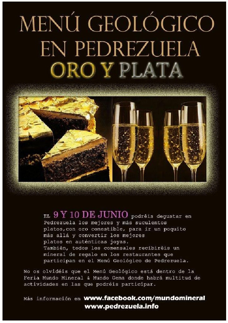 Menu Geologico- 9 y 10 de junio en  Pedrezuela