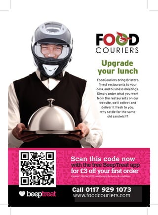 Food Couriers Menu Guide 2012