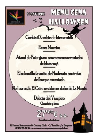 Cena Fiesta de Halloween en Marbella 2013 - Cena Halloween en Estepona 2013. Fiesta de Halloween. 