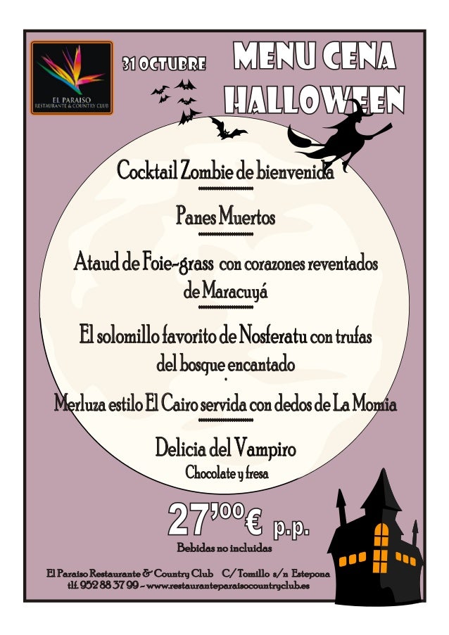 Cena Fiesta de Halloween en Marbella 2013 - Cena Halloween 