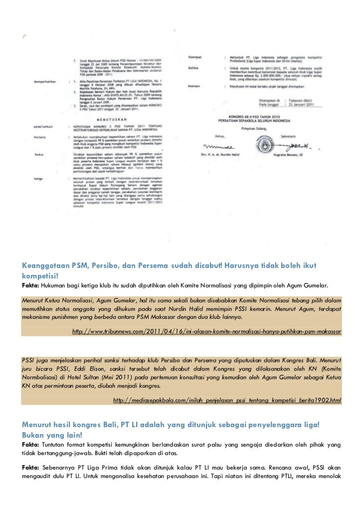 Menuju sepakbola indonesia yang lebih baik (update 10 01-12)