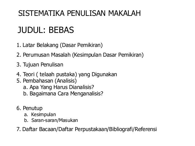 Teknik Menulis Skripsi Makalah