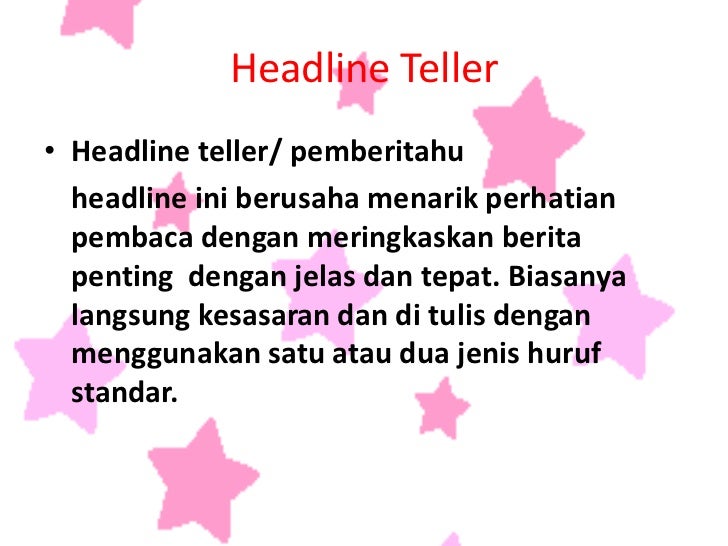 Menulis headline