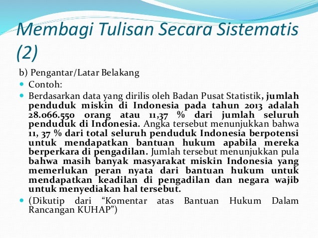 Menulis karya ilmiah dengan baik