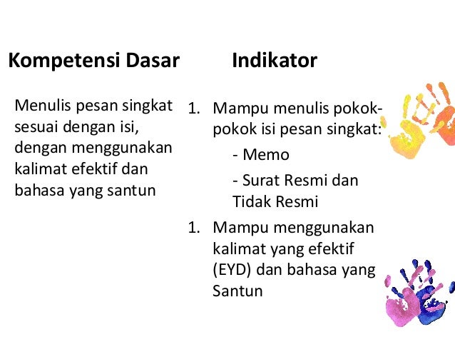 Menulis pesan singkat