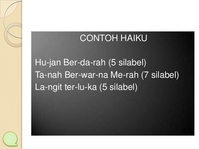 Image result for puisi haiku