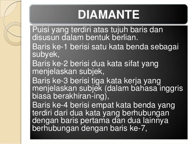 Menulis Puisi Writting Poetry