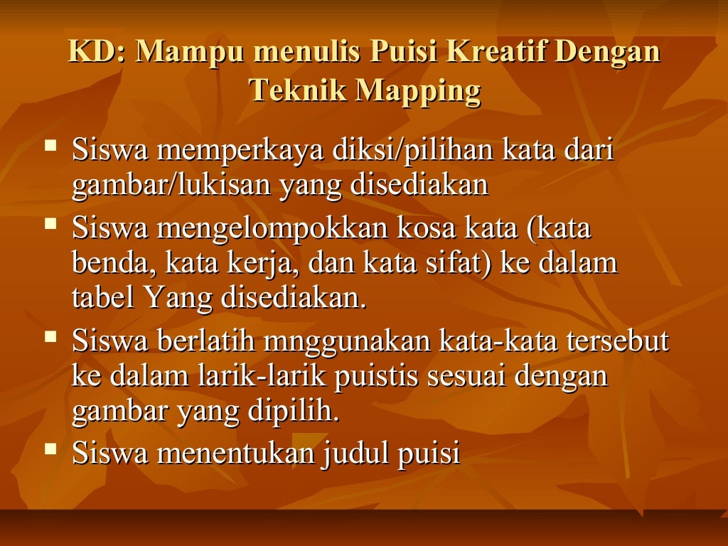 Menulis puisi