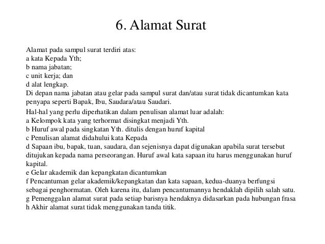 Menulis surat dinas media