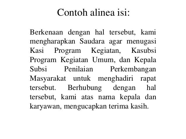 Menulis surat dinas media