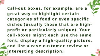 MENU MECHANICS for planning a menu 1.pptx