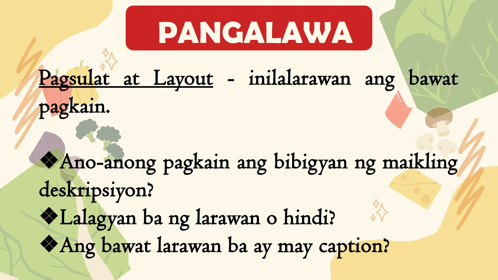 Piling Larang sa Filipino MENU NG PAGKAIN.pptx
