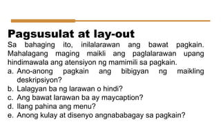 MENU NG PAGKAIN AT MGA GABAY SA PAGSULAT NITO.pptx