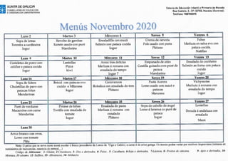 Menu novembro 2020