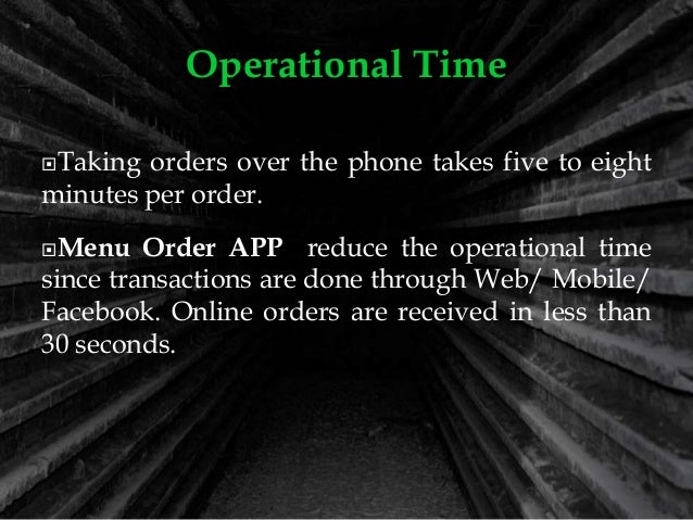 A Restaurant Provides Food In Seconds A Restaurant Provides Food In Seconds