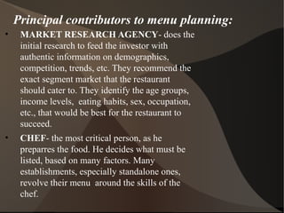 Menu planning | PPT