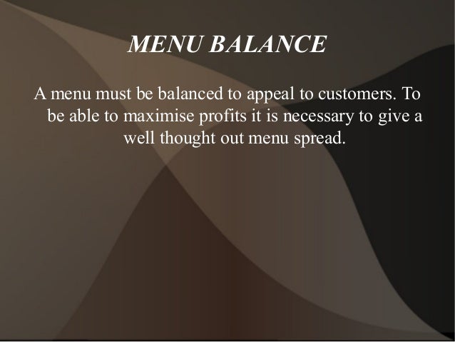 Aesthetic Balance:
All dishes must have a gastronomic balance in terms of form,
colours, textures, and flavours.
1. COLOUR...